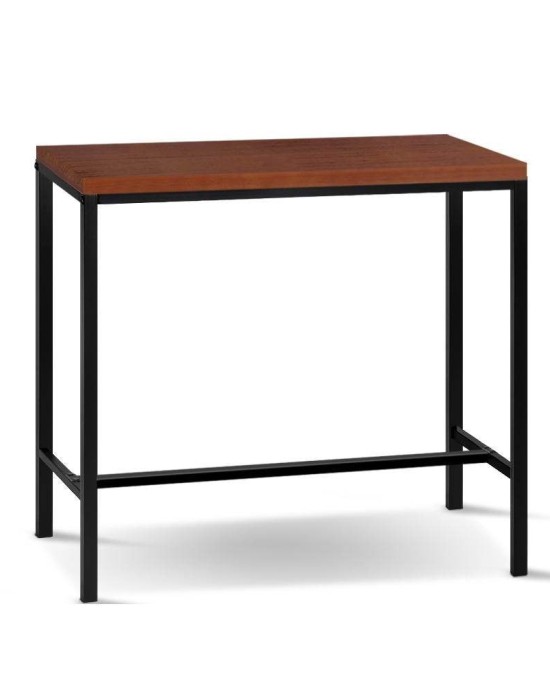 Mefunb Alex Bar Table – Walnut and Black