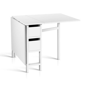 Mefunb Gateleg Dining Table – White