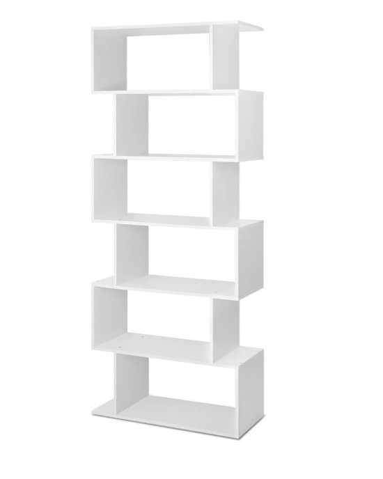 6 Tier Display Shelf – White