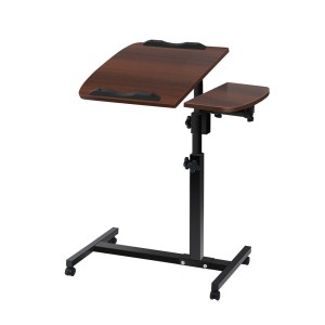 Laptop Table Desk Adjustable Stand – Walnut