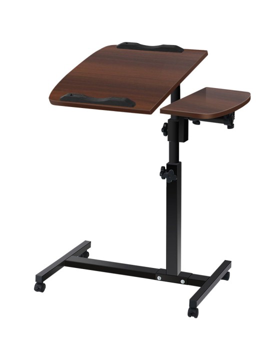 Laptop Table Desk Adjustable Stand – Walnut