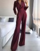 2024 Spring and Summer Chinese Long Dress New Chinese jumpsuit Slant waist temperament Commuter jumpsuit