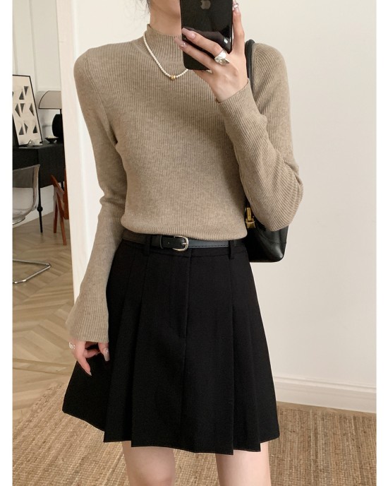 Wool blend yarn high elasticity autumn and winter versatile base sweater